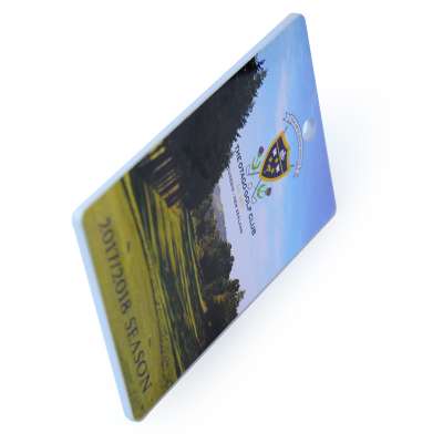 Personalized plastic cards customer loyalty