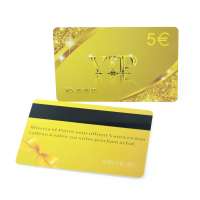 CR80 standard size pvc plastic membership vip hi-co magnetic strip card