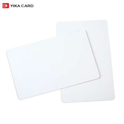 High quality printable glossy finish CR80 inkjet or thermal blank plastic pvc cards