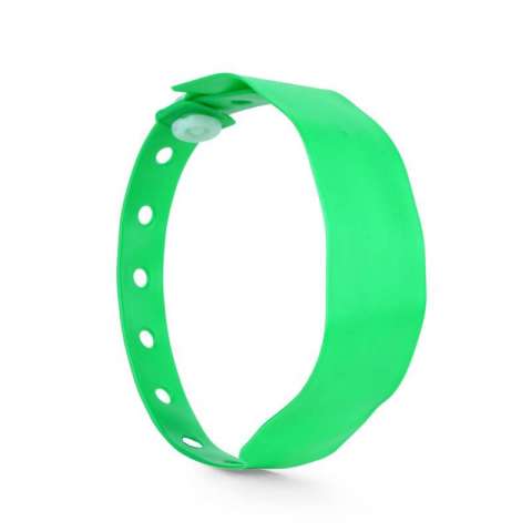 Customized adjustable disposable pvc wristband