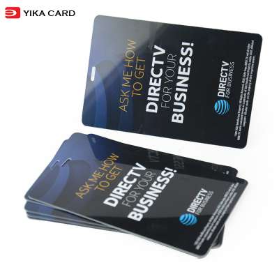 Top sale professional custom plastic pvc non-standard size visiting business card