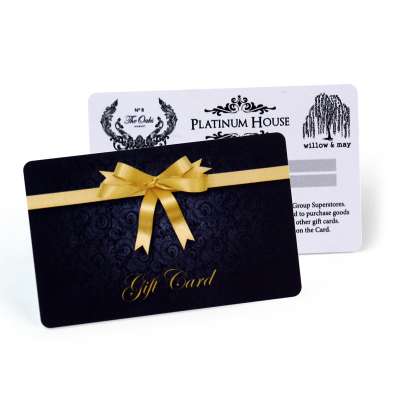 Wholesale superstore glossy finish customized design plastic pvc gift card pvc logo