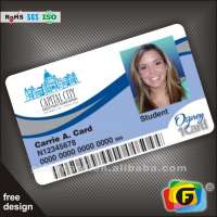 High quality pvc plastic photo id card