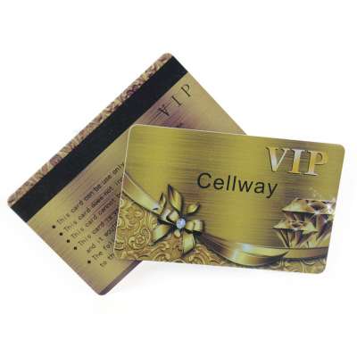 China professional card supplier custom design VIP membership loyalty cards