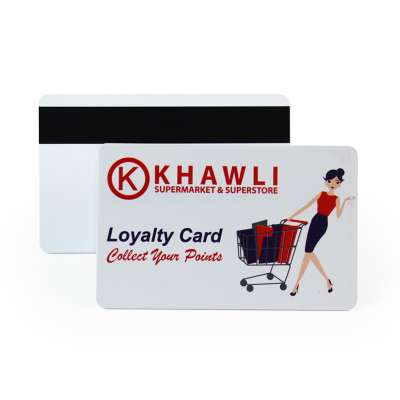 High quality custom design magnetic stripe plastic pvc supermarket vip membership loyalty cards