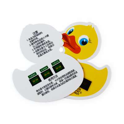 High quality and good price plastic pvc non-standard water temperature card