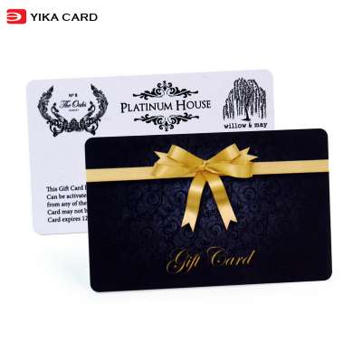 Full color printing customized plastic pvc gift card with variable barcode